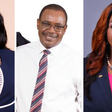 A collage of Cate Waruguru, Evans Kidero and Millicent Omanga