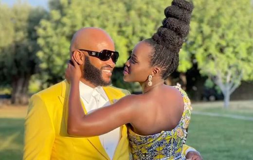 Lupita Nyong'o and her boyfriend Selema Masekela