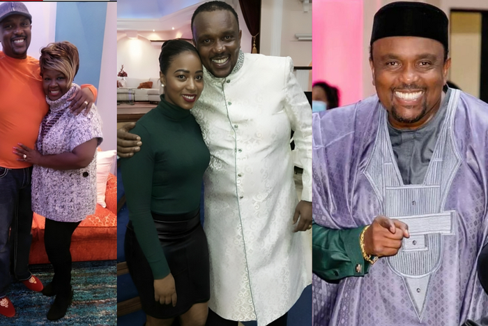 A  collage showing past photos of Diana Marua, Rev Kathy Kiuna, and the late Bishop Allan Kiuna (Instagram)