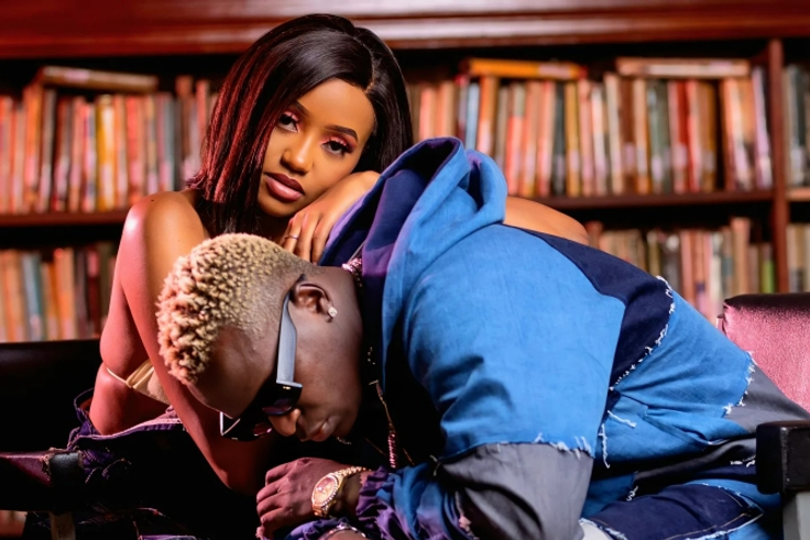 Willy Paul and Miss P