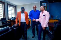 Churchill, MC Jessy and NMG CEO Stephen Gitagama