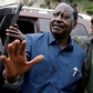 File image of former Prime Minister Raila Odinga and his bodyguard, Maurice Ogeta