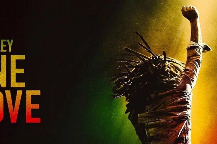 Poster for the 2024 biopic, "Bob Marley: One Love"