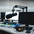 A file photo of a radio studio