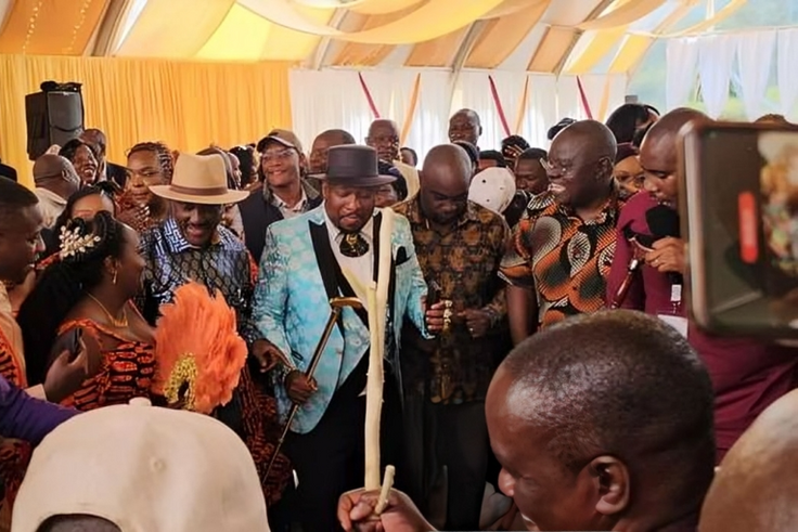 Kalonzo Musyoka's daughter Damarie Saada weds Nyaga in glamorous event in Machakos