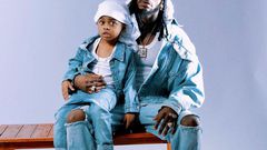 Diamond Platnumz and his son Naseeb Junior