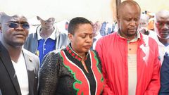File Image of Sabina Chege and Kanini Kega