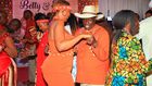 Nominated Senator Karen Nyamu dancing with Deputy President Rigathi Gachagua during Mathira MP Eric Wamumbi and Murang’a Woman Representative Betty Maina’s traditional wedding.