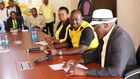 File image of President William Ruto, Veronica Maina and Johnstone Muthana on March 12, 2022 when they interviewed Ruto  for the UDA presidential candidate slot. Kenya Kwanza alliance affiliate parties have decried alleged betrayal and unmet promises t...
