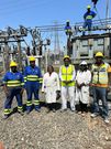 Kenya MD and CEO Dr Eng Joseph Siror engaging with our technical team at Lanet Substation