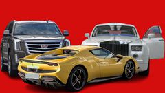 Expensive cars on Kenyan roads