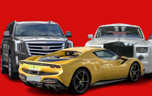 Expensive cars on Kenyan roads