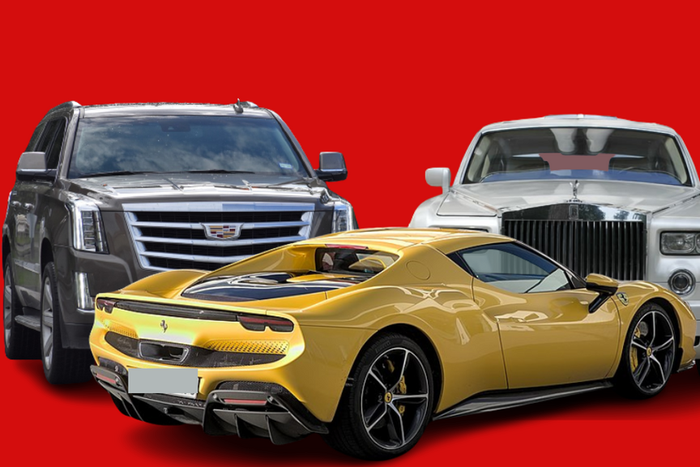 Expensive cars on Kenyan roads