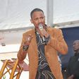 Embakasi MP Babu Owino attending the burial ceremony of Rex Kanyike Masai at Machakos on July 5, 2024