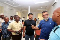 Mombasa Governor Abdulswamad Sheriff Nassir engaging leaders in his office