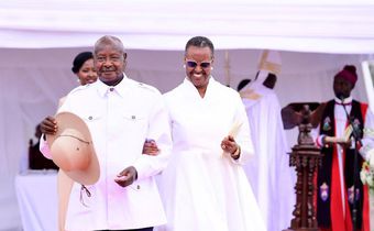 Ugandan President Yoweri Museveni with his wife Janet Muhoozi during their 50th wedding anniversary on August 26, 2023.Image: STATE HOUSE UGANDA