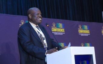 Kenya Power CEO & MD Joseph Siror speaks during the Kenya Power Grid Conference on June 8, 2023