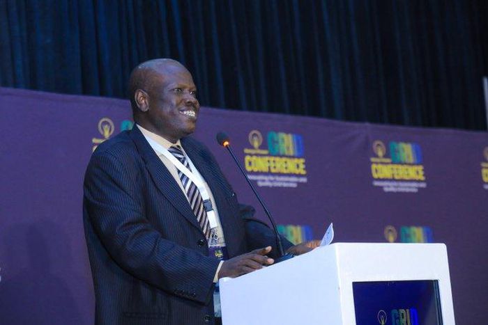 Kenya Power CEO & MD Joseph Siror speaks during the Kenya Power Grid Conference on June 8, 2023