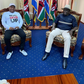File image of former Nairobi Governor Mike Sonko with President William Ruto