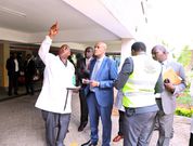 DCI boss Amin Mohamed joined detectives at the house of mugithi musician DJ Fatxo in  on Wednesday, March 29, 2023