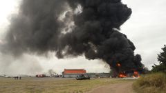Scenes from the Manda Bay attack in January 2020