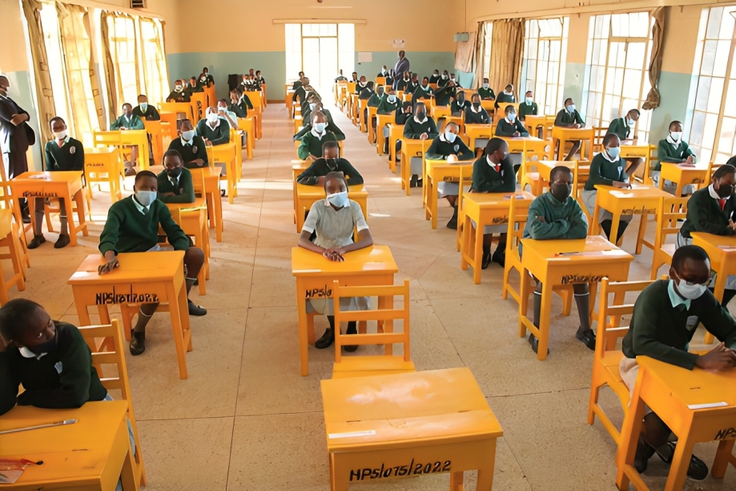 Pupils in a classroom