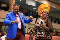 Rev Kathy Kiuna and her husband, the late Bishop Allan Kiuna