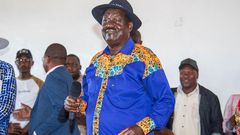 Azimio leader Raila Odinga