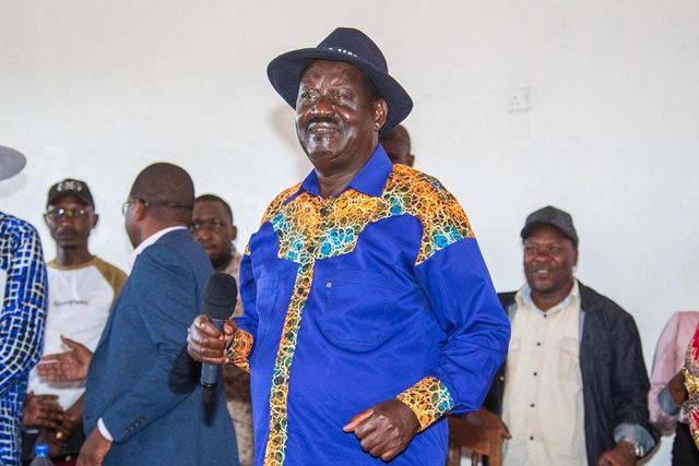 Azimio leader Raila Odinga