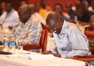 President William Ruto at the 9th National and County Coordinating Summit at Enashipai Hotel, Naivasha, Nakuru County on February 11, 2023.
