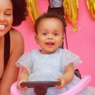 Tanzanian singer Nandy & he daughter Kenaya