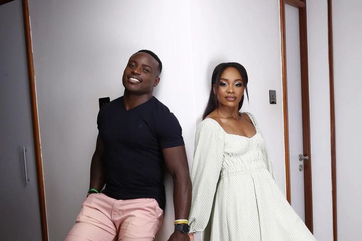 Ferdinand Omanyala and his wife, Laventa Amutavi,