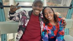 DJ Krowbar and his wife Wanjiru Karumba