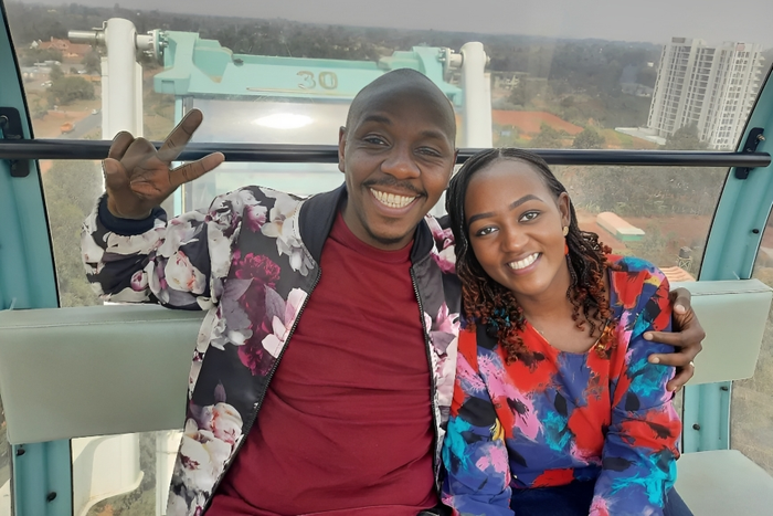 DJ Krowbar and his wife Wanjiru Karumba