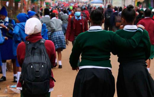 High school students during term break [Photo: Joseph Kanyi]