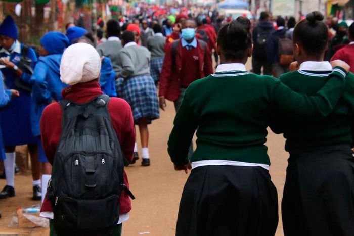 High school students during term break [Photo: Joseph Kanyi]