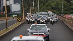 Presidential Escort Unit convoy
