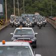Presidential Escort Unit convoy