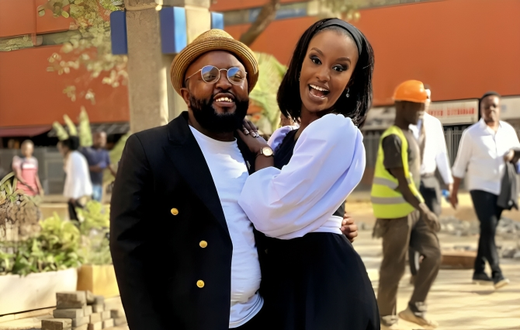 Moji Short Baba and his wife Nyawira Gachugi