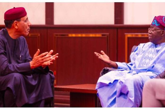 President Mohamed Bazoum of Niger visited President Bola Tinubu at the Presidential Villa, just last Tuesday, July 18, 2023