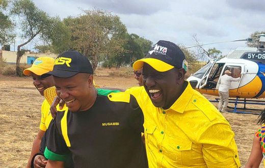 Bonnie Musambi and President William Ruto