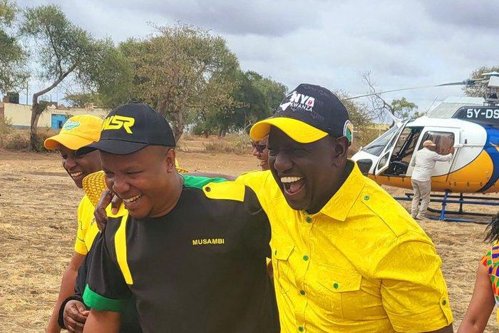 Bonnie Musambi and President William Ruto