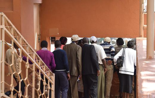 A group of Murang'a residents during a recent county-sponsored trip to the Kenya National Museum