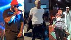A collage image of Khaligraph Jones, Willy Paul and Nameless & Wahu