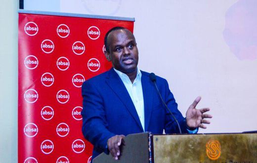 Absa Kenya CEO Abdi Mohamed speaks during a past function