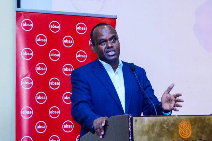 Absa Kenya CEO Abdi Mohamed speaks during a past function