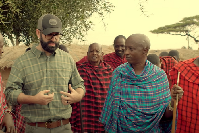 Matt Walsh asks a Maasai community about their perspective on gender issues