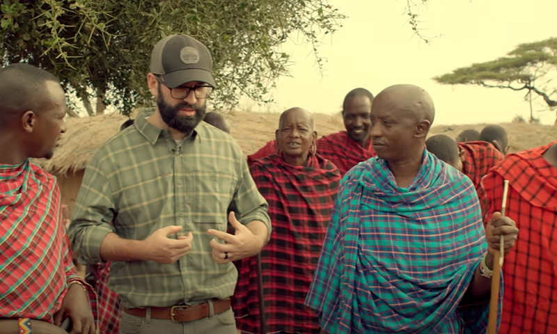 Matt Walsh asks a Maasai community about their perspective on gender issues