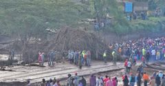 Aftermath of Mai Mahiu flash floods on April 29, 2024