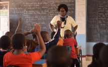 Students in a classroom